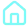 Blue house icon with a pitched roof and a chimney on the right side.