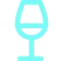 Icon of a blue microphone with sound waves on a light gray circular background.