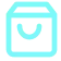 Icon of a light blue clipboard with a checkmark inside a box.